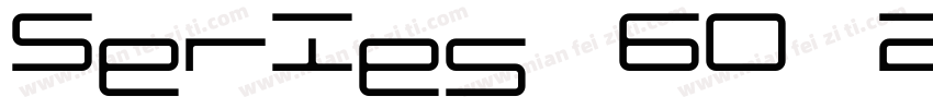 Series 60 ZDigi Regu字体转换